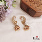 Premium AD Peacock Pearl Earcuff with Jhumkas E795 (Available In 2 Colors)