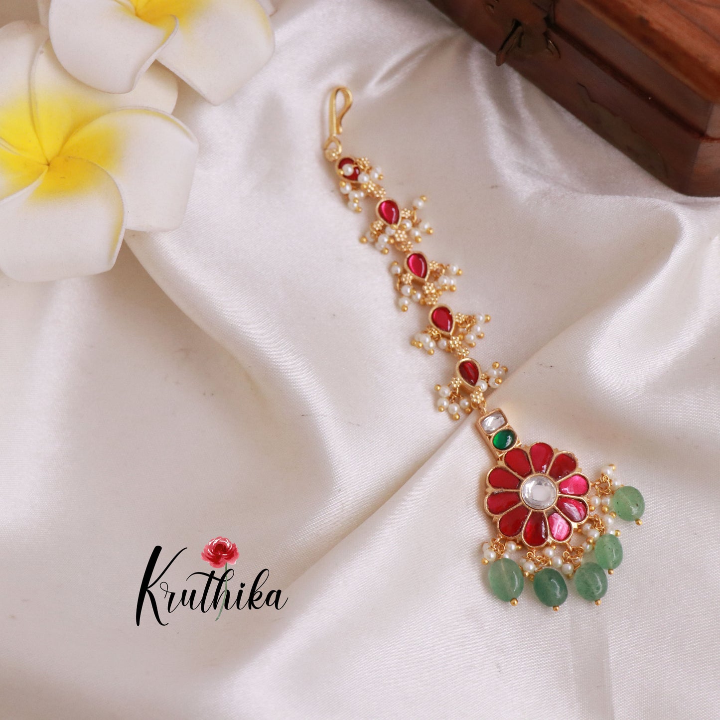 Beautiful Jadau Maang Tika MT233