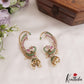 Beautiful Kemp Peacock Motifs Earcuff With Jhumkas E884 (Available in 2 Colours)