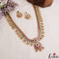 Premium Floral Square Motifs Jadau Guttapoosalu Haaram LH2103