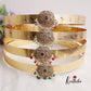 Premium CZ Sparkling Victorian Hip Belt with Beads Drops V270 (Available in 4 Colours)