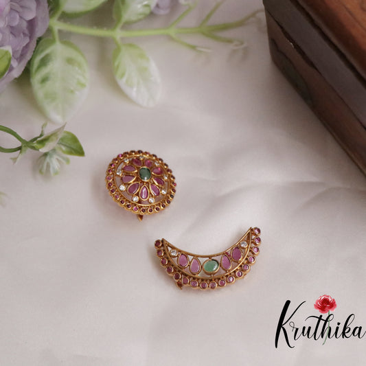 Beautiful Kemp  Chandra Surya Hair Ornaments J194