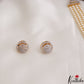 Sparkling Multi Layered Crystal & Pearl Haaram With Floral Accents LH2127