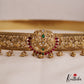 Premium Antique Peacock Motifs Kemp Hip Belt With Bead Drops V354 (Available In 4 Colors)