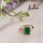 Classic CZ Sparkling Finger Ring R47 (Available in 5 Colours)