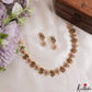 Elegant Antique Lakshmi Floral Motifs Choker NC3180