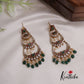 Trendy Three Step Chand Bali Earrings E630 (Available in 3 Colors)