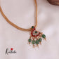 Pretty Peacock Jadau Chain Set NC1852