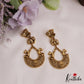 Trendy Antique Floral Elephant Motifs Earrings E1008