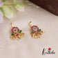Classic Jadau Floral Leaf Earcuffs | Upper Earrings | Bugadi Earrings E817