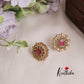 Beautiful AD Ruby Ear Studs E492