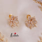 Trendy CZ/AD Flower Design Necklace NC1830 (Available in 4 colours)