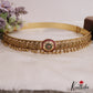 Beautiful Mango Floral Kemp Motifs Hip Belt With Golden Bead Drops V339 (Available In 2 Colors)