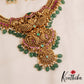 Royal Jadau peacock Jalebi style Necklace with beads NC1823 (detachable pendants)| (Available In 2 Colors)