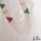 Stunning Multi Layered Crystal & Pearl Haaram With Floral Accents LH2153 (Available In 3 Colors)