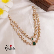 Trendy Two Layer AD Necklace NC1895 (Available in 3 Colours)