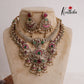 Royal Bridal Peacock Antique Jadau Necklace and Jhumka Drops NC2187
