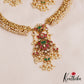 Premium Antique Leaf Motifs Pearl Hangings Jadau Necklace NC2799