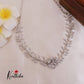 Trendy CZ/AD Flower Design Necklace NC1830 (Available in 4 colours)