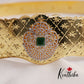 Premium CZ Sparking Victorian Light Weight Hip Belts V275