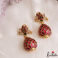 Gorgeous Lotus Motifs Jadau Jhumkas E1195