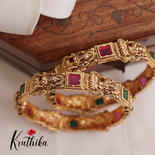 Beautiful AD Temple Kada Bangles E191