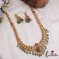 Gorgeous Antique Floral Peacock Motifs Jadau Haaram With Bead Drops LH2048 (Available In 4 Colors)