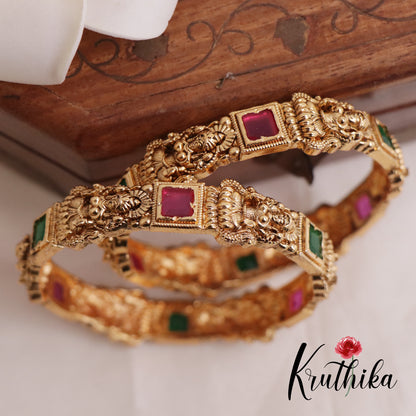 Beautiful AD Lakshmi Kada Bangles B191