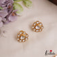 Pretty Floral Peacock Motifs Polki Victorian Pendant Set PS287 (Available In 2 Colors)