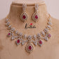 Beautiful AD/CZ Necklace NC1918 (Available in 2 Colours)