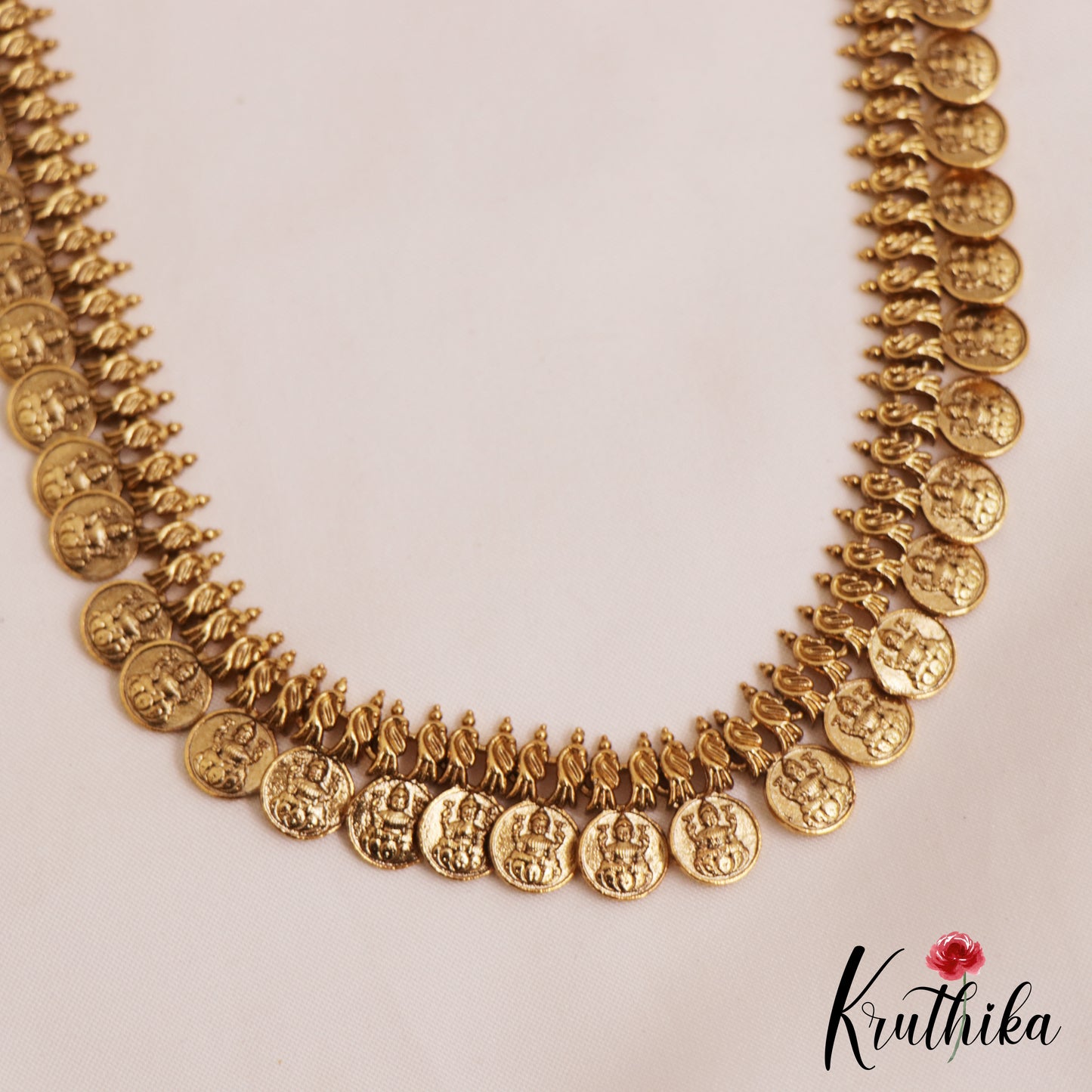 Elegant Lakshmi Motifs Kasu Haaram LH2067