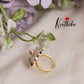 Trendy CZ Sparkling Finger Ring R46