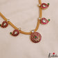 Trendy Floral Mango Motifs Jadau Necklace NC3011