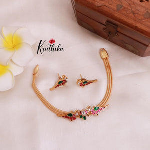 Trendy  Jadau Peacock Chain Set NC 1866