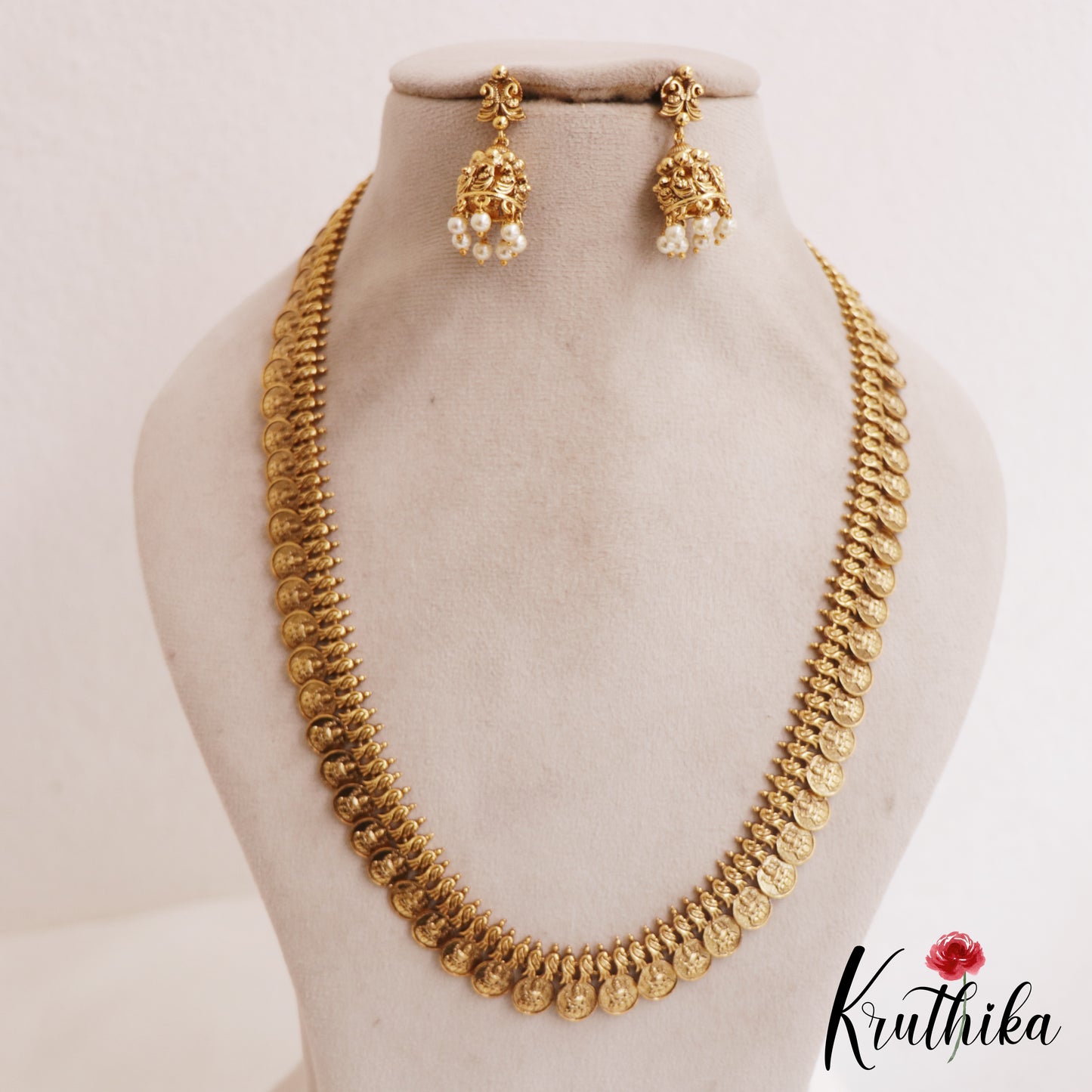 Elegant Lakshmi Motifs Kasu Haaram LH2067