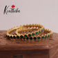 Trendy Gold Finish Bangles B186 ( Available in  3 Colours)