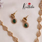 Elegance CZ Emerald Raindrop Necklace Set NC2122