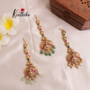 Pretty Lakshmi Jadau Maang Tikka MT239