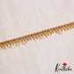 Elegant Peacock Motifs Hip Chain With Pearl Drops V348