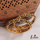 Classic Antique Lakshmi Motifs Bangles B471  (Set of 2 Bangles)