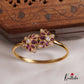 Elegant Floral CZ kemp Openable Kada B299 (Colors available)