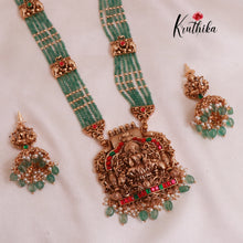 Elegant Lakshmi Jadau Beads Haaram LH1884