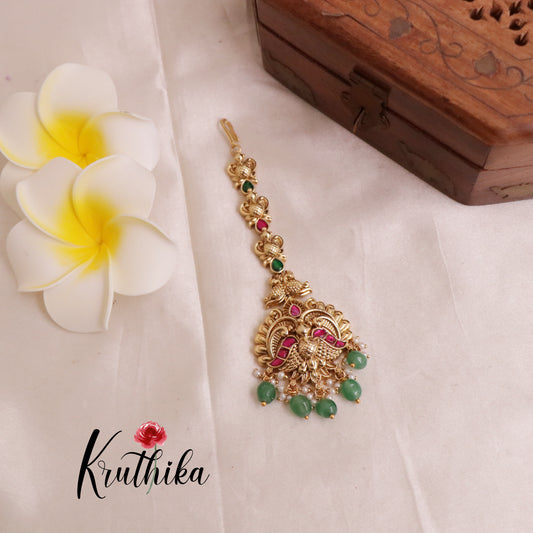Pretty Lakshmi Jadau Maang Tikka MT239