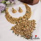 Premium Antique Nagas Peacock Motifs Choker With Pearl Drops NC2800