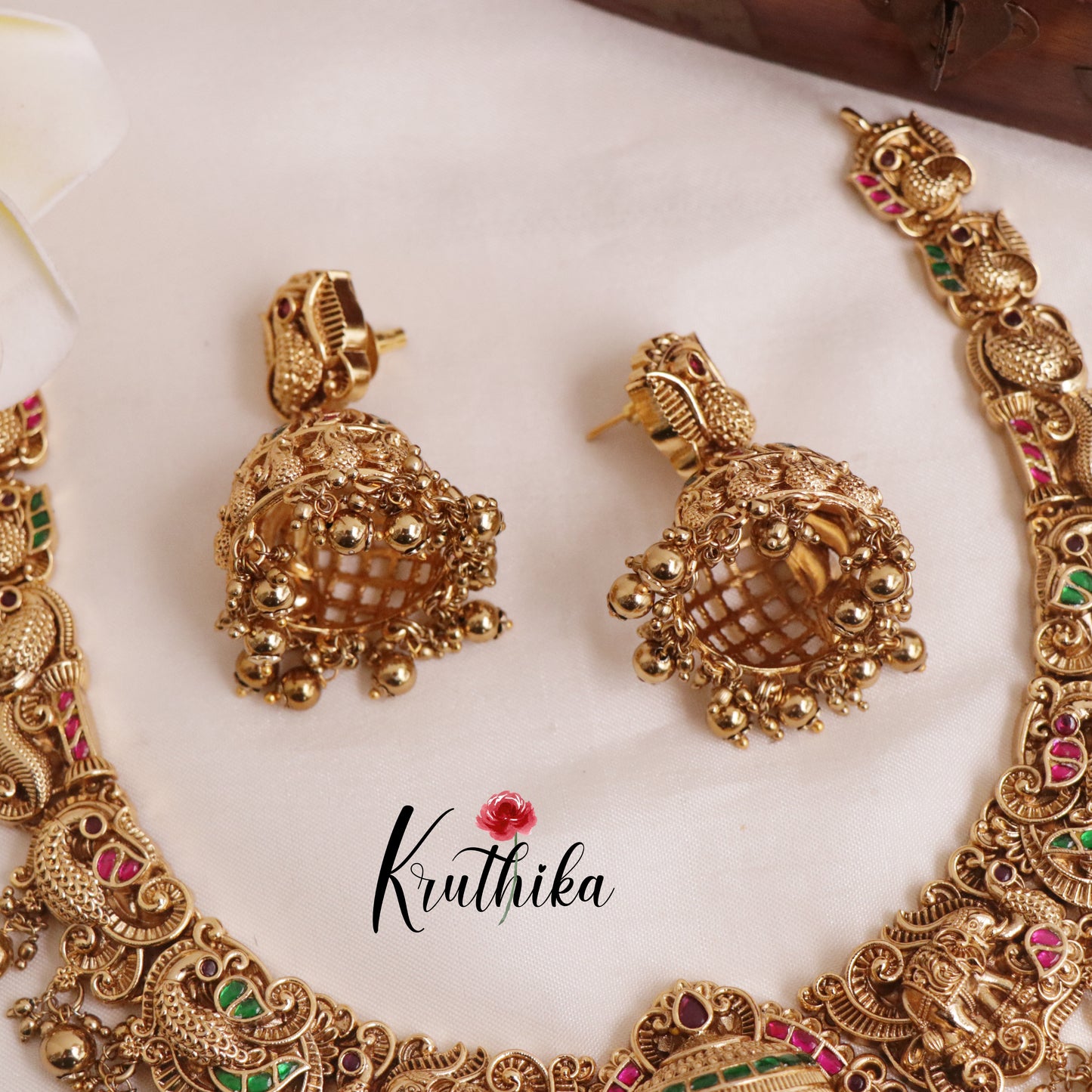 Premium Jadau Lakshmi Necklace NC1982