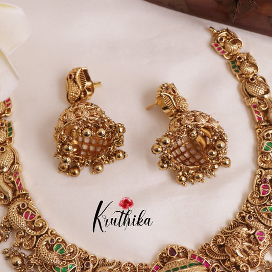 Premium Jadau Lakshmi Necklace NC1982
