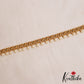 Trendy Peacock Motifs Hip Chain With Pearl Drops V349