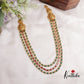 Grand Three Layer Multistone Lakshmi Haaram LH1954