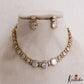 Beautiful Geometric Motifs Victorian Necklace NC2670 (Available In 2 Colors)