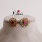 Beautiful AD Ruby Ear Studs E492